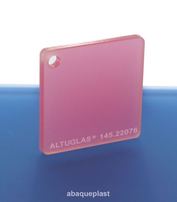 Altuglas™-145.22076-Plaque PMMA coulé rose dual satin Altuglas™ CN - 14522076 - 145-22076...