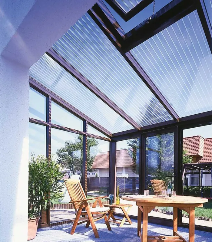 Plaque alvéolaire double paroi PMMA