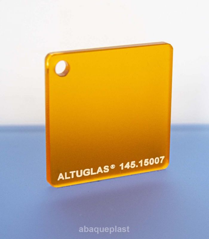 Altuglas™-145.15007-Plaque PMMA coulé orange dual satin Altuglas™ CN - 14515007 - 145-15007...
