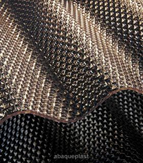 Plaque ondulée texturée polycarbonate Marlon CS Diamond bronze