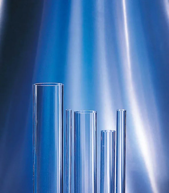 Tube PC polycarbonate extrudé transparent incolore