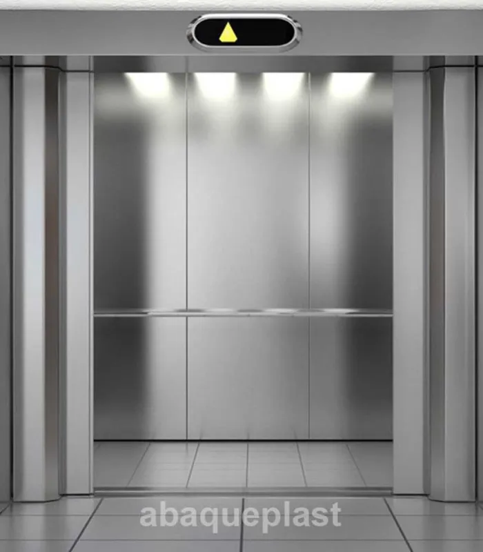 Utilisation des panneaux composites en aluminium Larcore pour concevoir un ascenseur.
