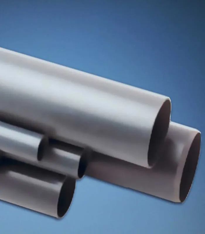 Tube PVC gris rigide - série ventilation