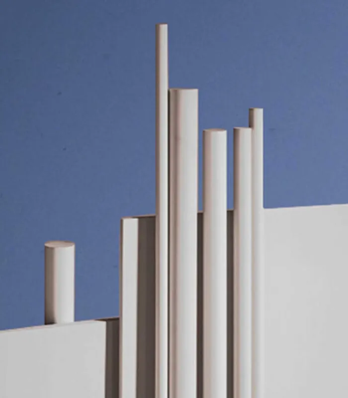 Bâton polypropylène gris- PP