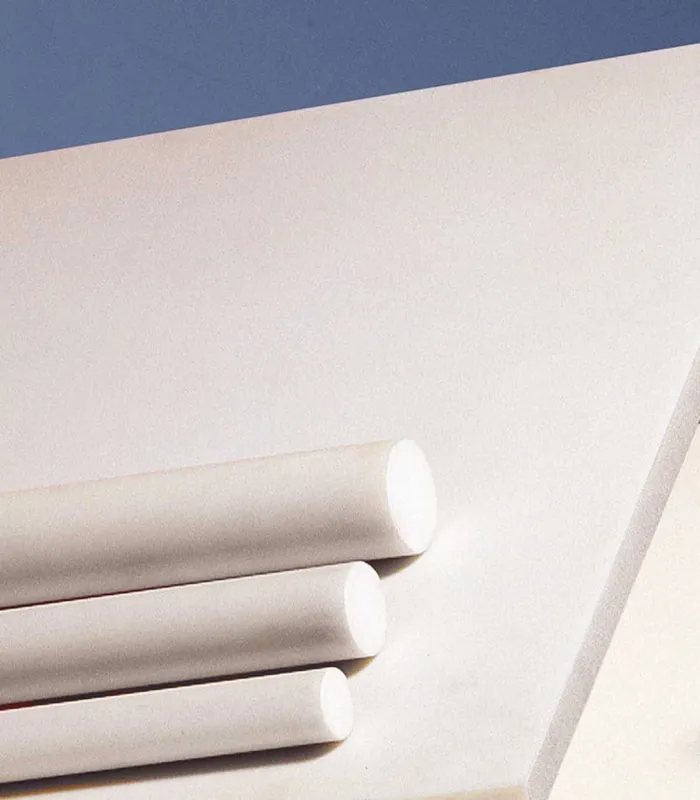 Bâton polyamide PA12 extrudé blanc