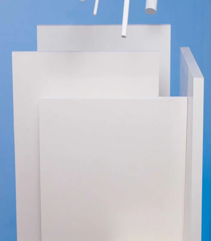 Plaque PETP extrudé blanc et noir - type Arnite®