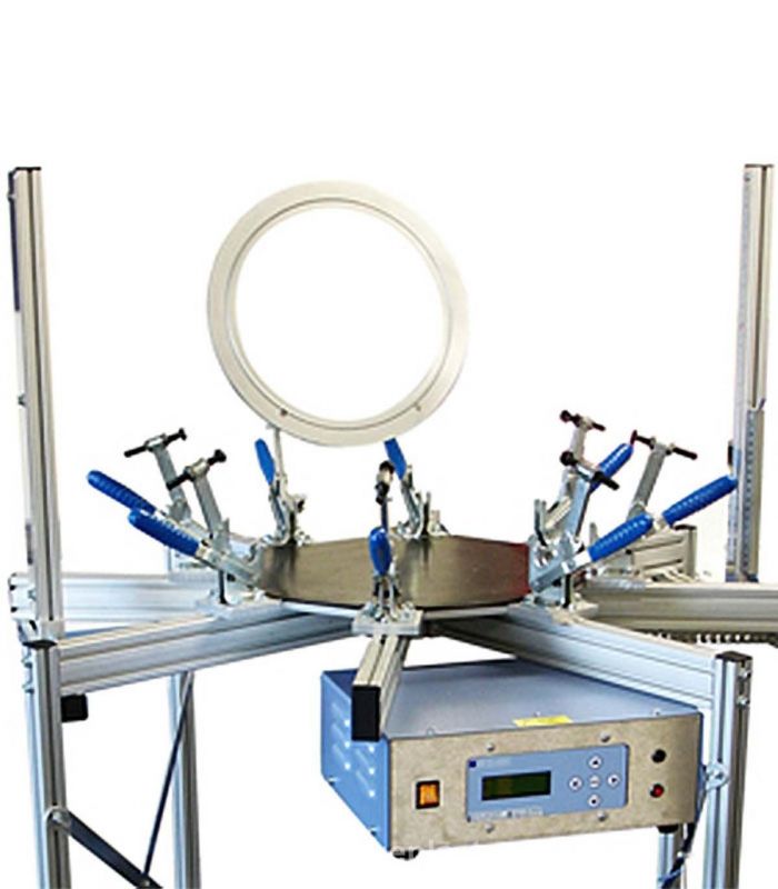 Unité de soufflage de demi-sphères - Cr-clarke 650A automatique pour la fabrications des demi-sphères en plastique.