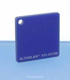 Plaque mono satin bleu led - 121.23159