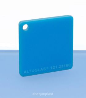 Plaque mono satin bleu led - 121.23160