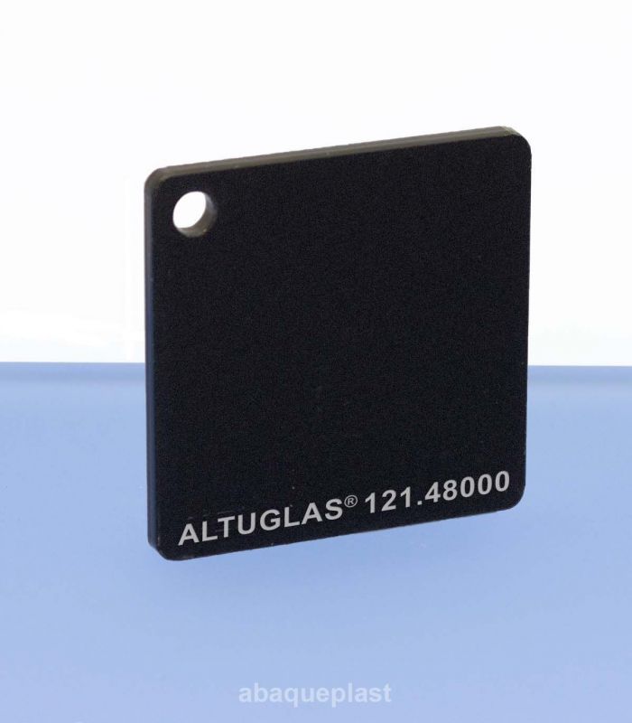Plaque mono satin noir - 121.48000