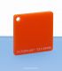 Plaque mono satin orange led - 121.25050