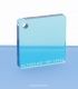 Plaque PMMA couleur couleur transparent aqua look - 100.13032