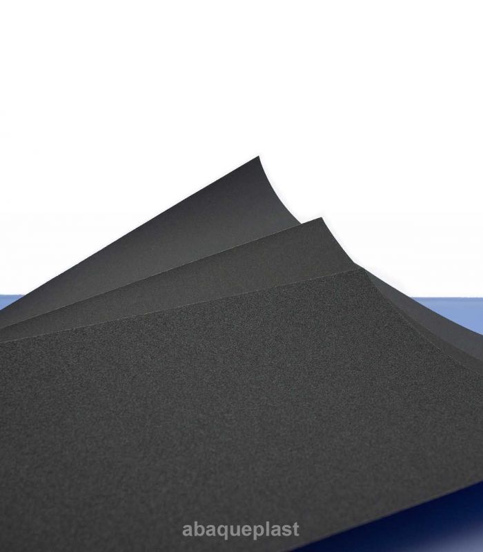 8x6 feuilles de papier abrasif à l'eau