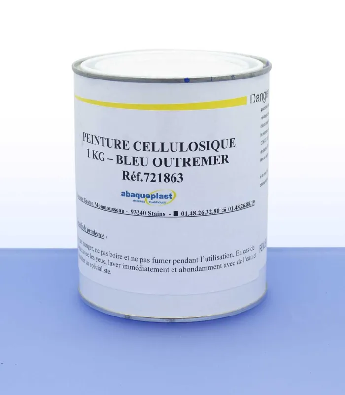 PEINTURE CELLULOSIQUE blanc et couleur