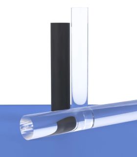 Bâton rond PMMA extrudé incolore transparent