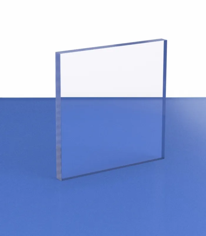 Plaque PC polycarbonate extrudé transparent incolore