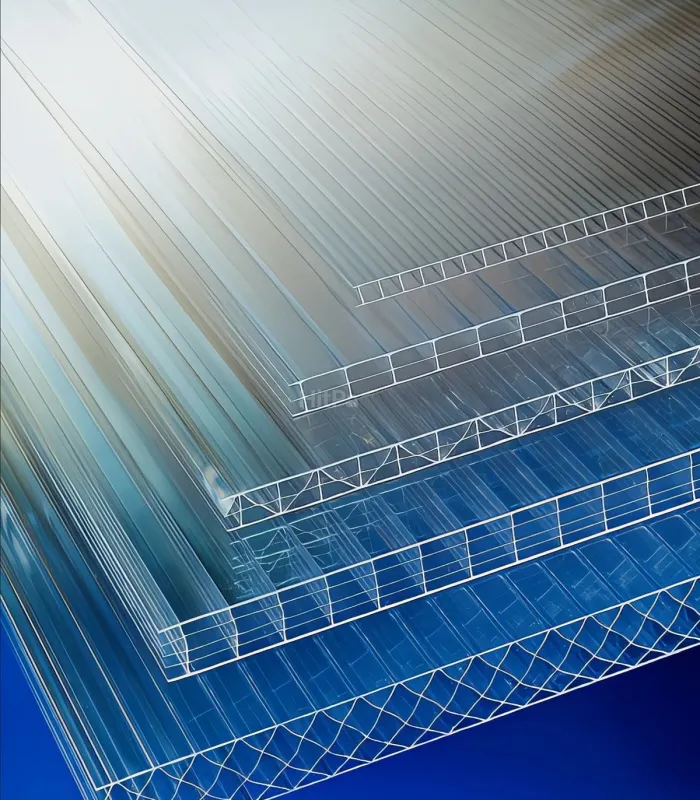 Plaque alvéolaire double et multi paroi polycarbonate