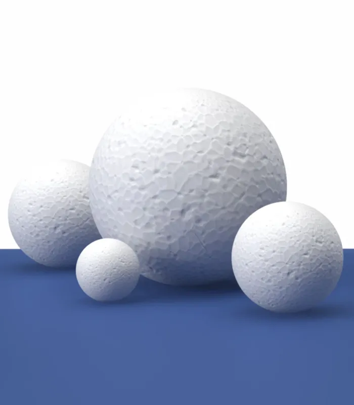 Sphère PS (polystyrène) expansé blanc pleine