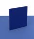 Plaque PVC rigide bleu