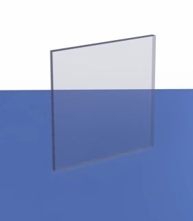 Plaque PVC rigide transparent