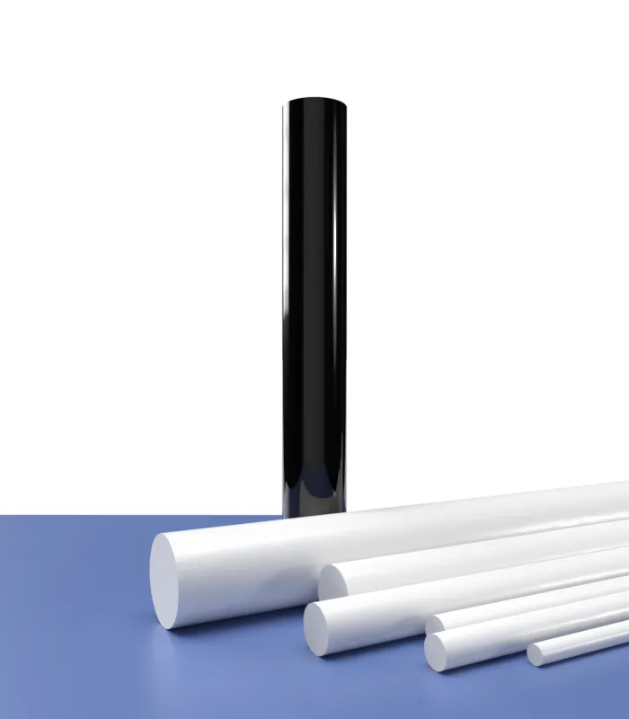 Bâton PVC rigide blanc