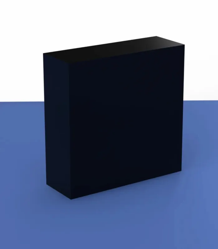 Bloc PMMA coulé noir opaque Altuglas™ CN 101.48000