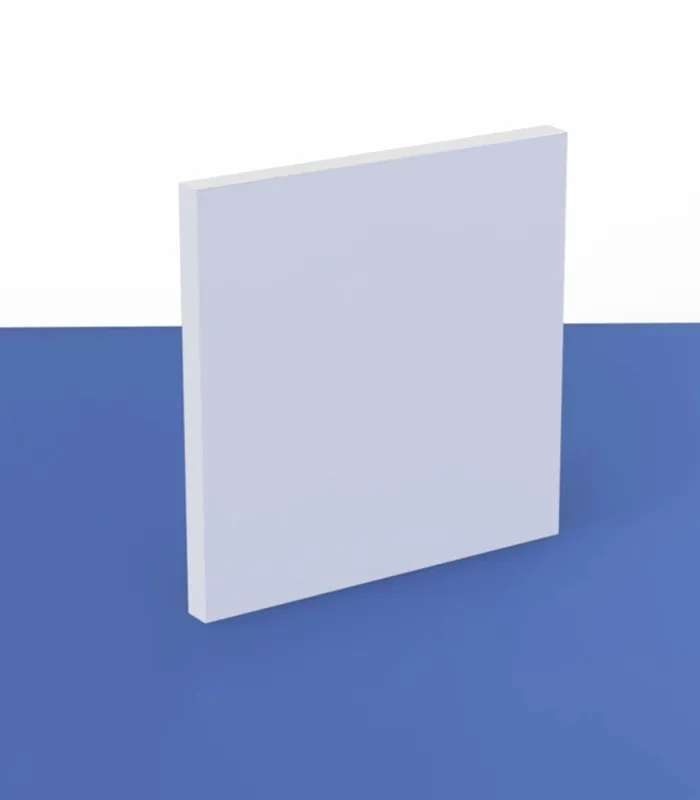 Feuille PS (polystyrène) choc rigide blanc