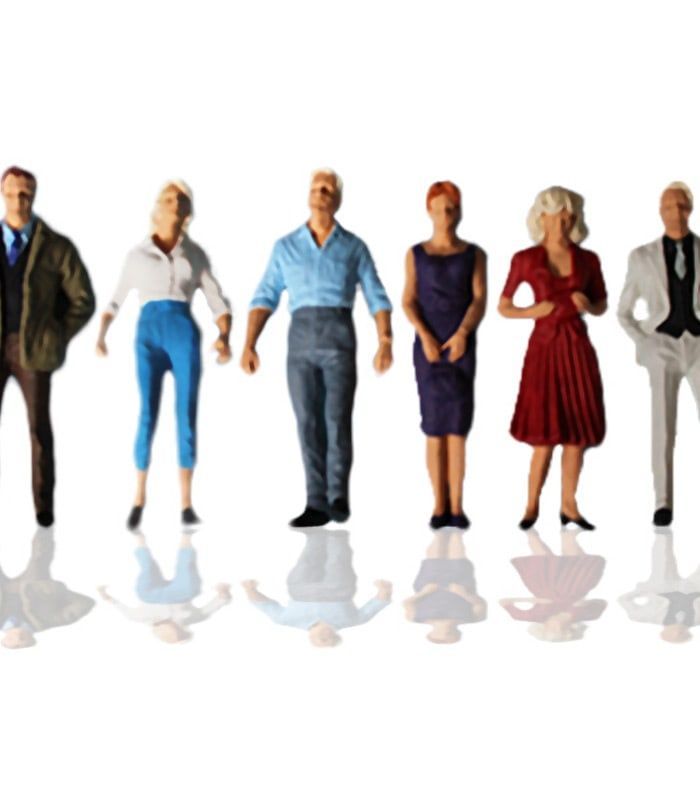 Personnages peints et à peindre