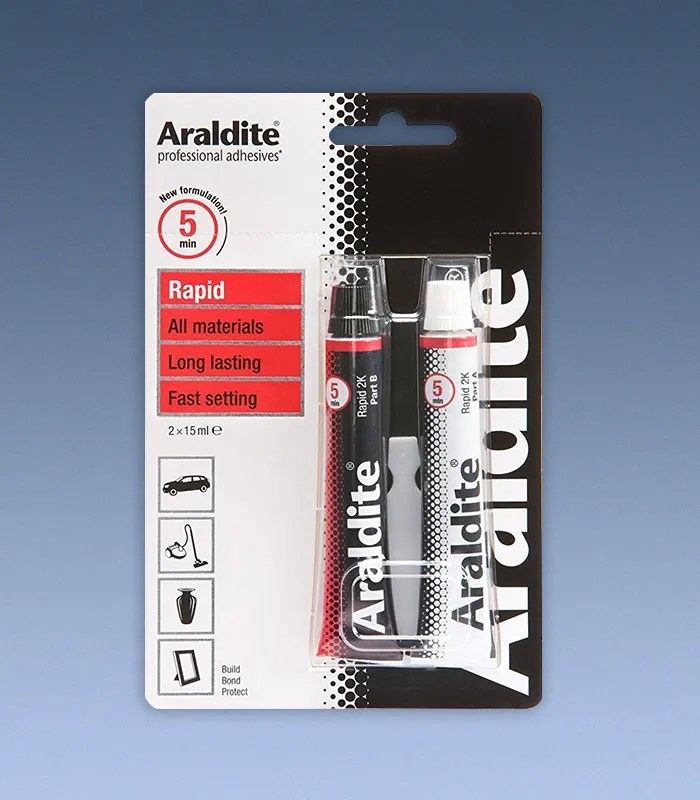 Araldite® époxy 2 composants - 15 + 15 ml-abaqueplast