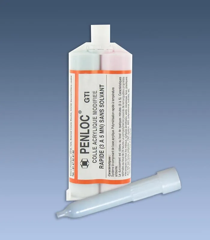 Colle Penloc GTI® acrylique cartouche - 50 ml (2x25)