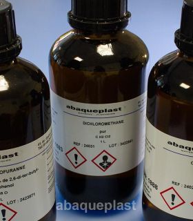 CHLOROFORME rectifié - Colle à solvant de 5 litres. Permet un collage par capillarité du PMMA, polystyrène choc.