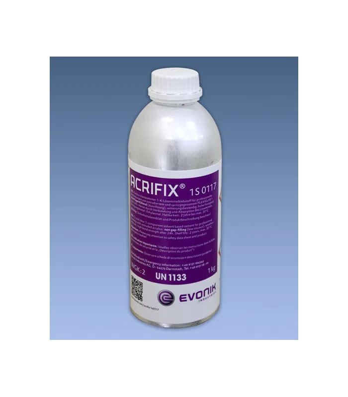 Acrifix® 1-S117 - Colle PMMA transparente à solvant. Colle dédiée au collage rapide et efficace du PMMA.