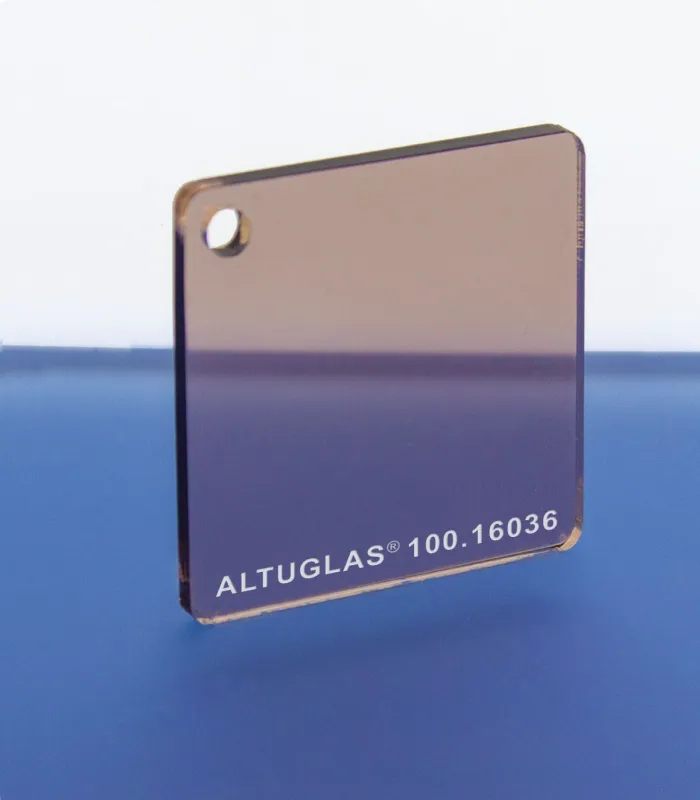 Altuglas™ 100.16036 - Plaque PMMA coulé fumé marron clair - Altuglas™ CN - 10016036 - 100-16036