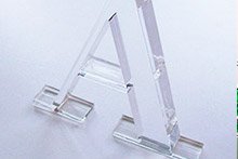 Lettre en plexi transparent