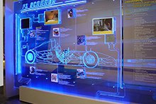 Gravure sur plaque plexi rétro éclairée voiture formule 1