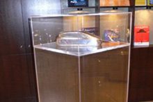 Vitrine en plexi transparent